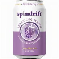 Spindrift Blackberry · America's first line of sparkling beverages made with real squeezed fruit