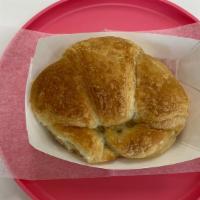 Croissant Sandwich · Ham & Cheese,  Ham & Cheese with egg,  Bakon & Cheese with egg,  Sausage patty & Cheese with...