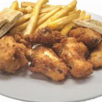 Plain Wings · 7 plain wings, French Fries, Pita bread, Ranch Sauce.