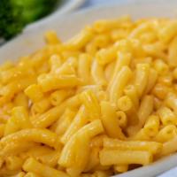 Kid’S Macaroni And Cheese · Kraft macaroni and cheese served with choice of one side item.