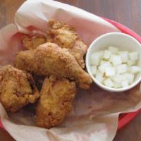 Fried Chicken · 5 pieces (drum stick, thigh, wing and breast (cut in half))