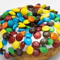 Marshall Mathers · Plain cake doughnut with vanilla frosting and mini M&M’s®.
