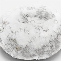 Powdered Sugar Cake · Plain cake doughnut with powdered sugar.