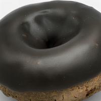 Double Chocolate · Chocolate cake doughnut with chocolate frosting.