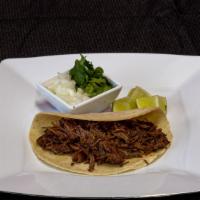 Barbacoa (Tender Beef) · **Have refried beans, cilantro & onions inside