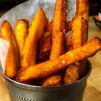 *Small Sweet Fries · Crispy sweet potato fries