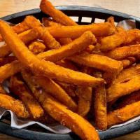 *Large Sweet Fries · Crispy sweet potato fries