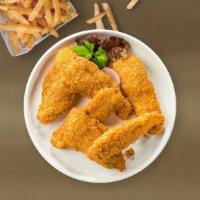 Chunky Tenders · (4 pieces) Chicken tenders breaded and fried until golden brown.