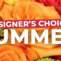 Summer Flowers Designer'S Choice · Summer is the time for fresh flowers! Bring that sunny outdoor feeling indoors with our desi...