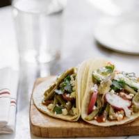 5 X Nopales Cactus Taco - Vegan · 5 Tacos. Go green! These authentic street tacos have cactus, caramelized onions and tomatoes...