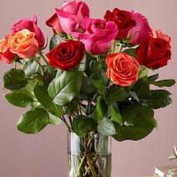 12 Mixed Rose Bouquet · Live happily with the Ever After Mixed Rose Bouquet. This arrangement features a dozen roses...