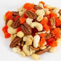 Mango Tango (1 Pound) · Wheat Free. Vegan. Soy Free. Dairy Free. Pecans, salted and roasted cashews, roasted and sal...