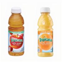 Bottled Juice · Choice of Tropicana orange juice or apple juice. 10 fl ounce each.