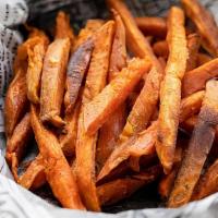 Side Of Sweet Potato Fries · Served with cinnamon marshmallow sauce.