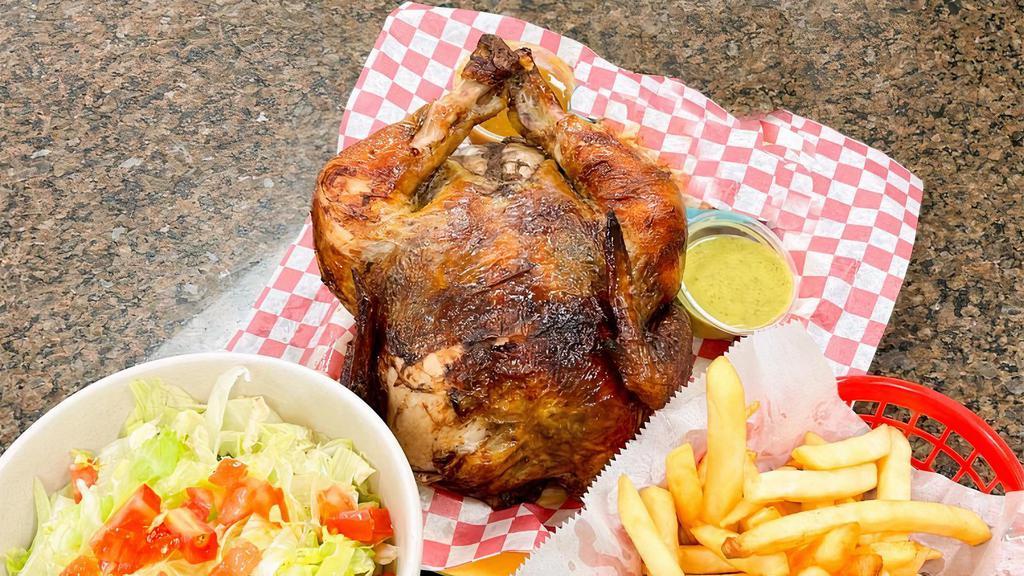 Combo 2 Available Everyday From 12 Pm To 4 Pm · 1 whole chicken + 2 sides 16 oz