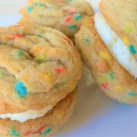 Mini Vanilla Whoopie Pie · Cookies are great, but whoopie pies are the all-time best after dinner treats! These ones ar...