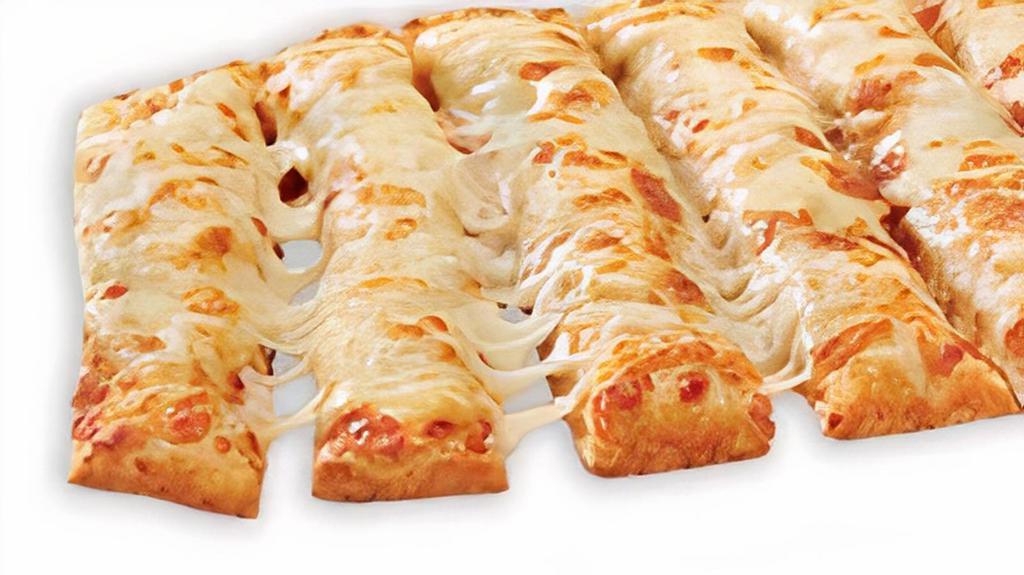 Single Original Topperstix · Our cheesy, buttery and garlicky Topperstix are perfect for sharing... or not. Your secret is safe with us. Your choice of dipping sauce. Made with 100% real Wisconsin mozzarella cheese.