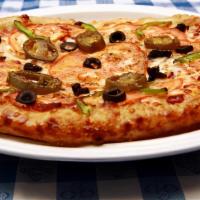 Create Your Own Pizza · Choose from a variety of fresh toppings for meat, cheese, and vegetables.