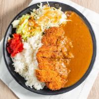 B8 Katsu Curry Rice · Breaded, deep-fried pork cutlet with Japanese curry rice