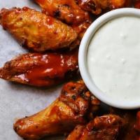 Wings Small · Chicken Wings tossed in your choice of sauce - Buffalo, BBQ, Teriyaki, Honey Garlic, Mango H...