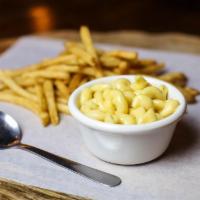 Junior Mac · Corkscrew pasta with cheesy sauce