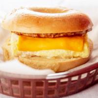 Eggs With (1) Meat & Cheese · With choice of Bagel, Bread or Wrap.