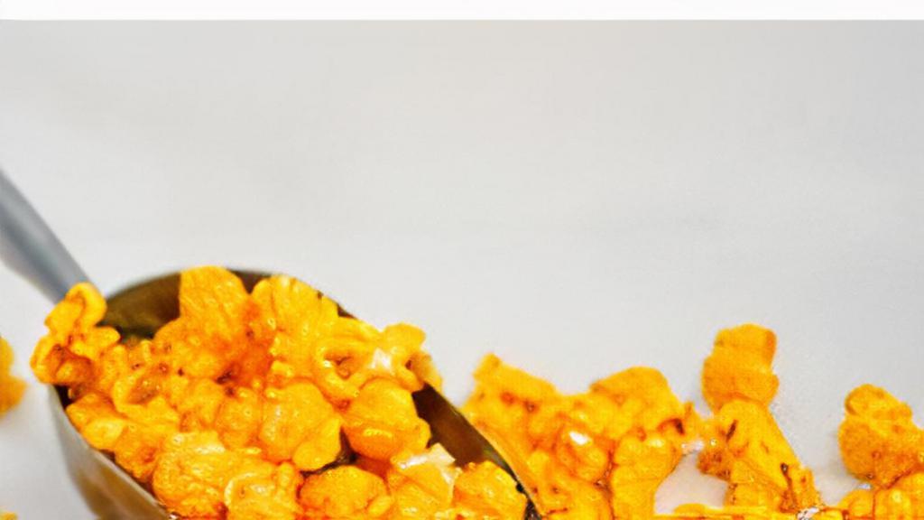 Real Cheese Popcorn · Our delicious popcorn coated in real Cheddar cheese.