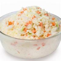Fresh Coleslaw · Freshly prepared coleslaw, made with tiny shreds of lettuce, cabbage, and carrots.