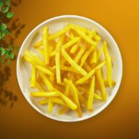 Golden Fries · Idaho potato fries cooked until golden brown and garnished with salt.