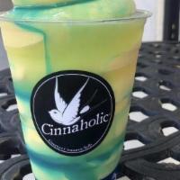 Blue Hawaiian* - Regular 16Oz · Vanilla soft service topped with orange flavored syrup Blue Curacao. Note: We will not make ...