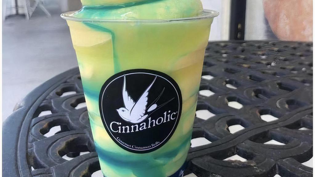 Blue Hawaiian* - Regular 16Oz · Vanilla soft service topped with orange flavored syrup Blue Curacao. Note: We will not make until arrive to pick up to prevent melting.

*does not contain alcohol*