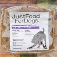 Lamb & Brown Rice · The JustFoodForDogs Lamb & Brown Rice recipe is a delicious and well-balanced diet made with...