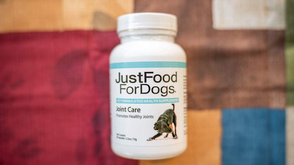 Joint Care · Recommended to help support the structural integrity of joints, connective tissue and maintain joint mobility. This isn't your typical joint health supplement for dogs, Joint Care Plus is made from 100% human-edible ingredients. May help with the discomfort associated with normal daily exercise and activity and occasional stiffness and soreness.