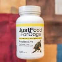 Probiotic Live · This probiotic supplement for dogs is recommended to help maintain proper gut flora and supp...