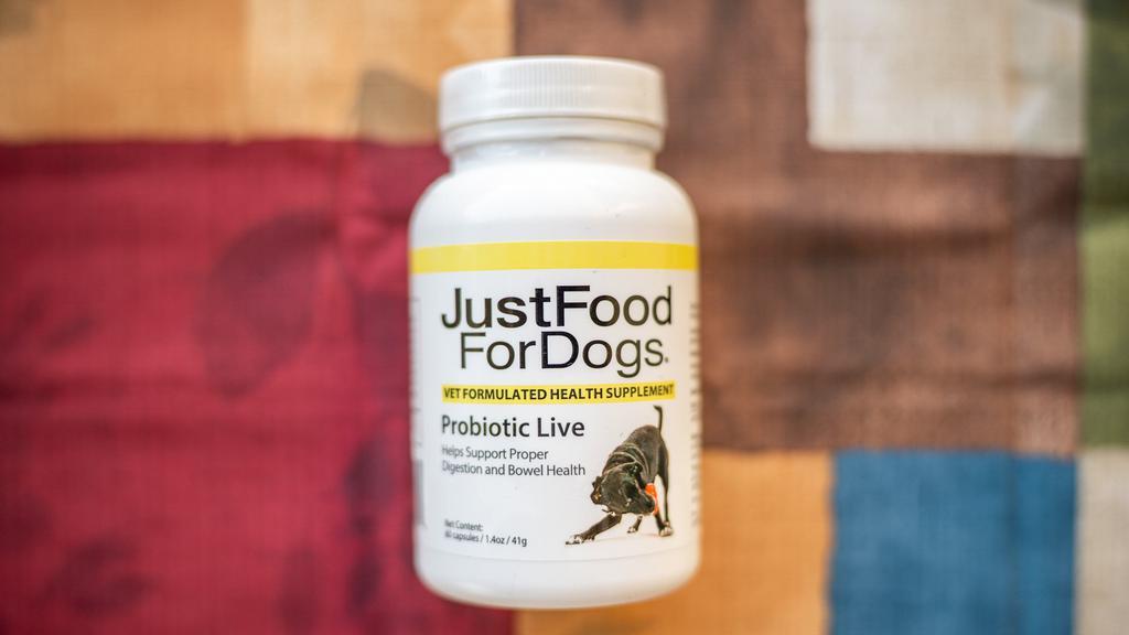 Probiotic Live · This probiotic supplement for dogs is recommended to help maintain proper gut flora and support healthy digestion and bowel health.