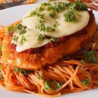 Posh Chicken Parmigiana With Spaghetti Or Baked · 