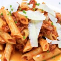 Posh Special Baked Ziti With Ricotta & Meat Sauce · 