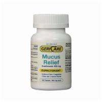 Mucus Relief 400 Mg Tablet · 100 ct