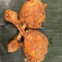 Chicken Lollipops  · 4pc Chicken Legs deep fried with Mama’s Magical Seasoning.