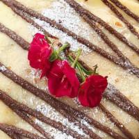Sweet Plain Crepe · French crepe with nutella or honey on top.