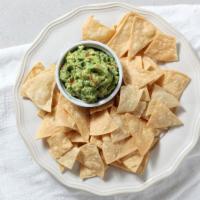 Chips & Guacamole · Homemade guacamole, with fresh ingredients! Homemade crispy tortilla chips