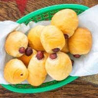 Mini Kolaches · Bite-sized Kolaches with Sausage and Cheese. Comes with 3 pieces.