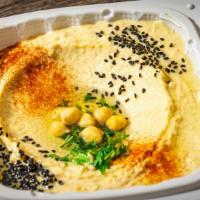 Hummus · Chickpea salad. dip made from chickpeas.