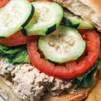 Tuna Salad · All white tuna w/mayo, celery & red onions
choose your vegetables.. lettuce, tomato and/or r...
