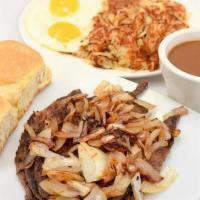 Beef Liver & Onions & Eggs · 