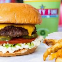 Youngster Cheeseburger Meal · Comes standard with Red and Pickle