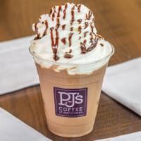 Mocha Velvet Ice · PJ's velvet ices are frosty cold, incredibly smooth, and totally addictive. These blended sw...