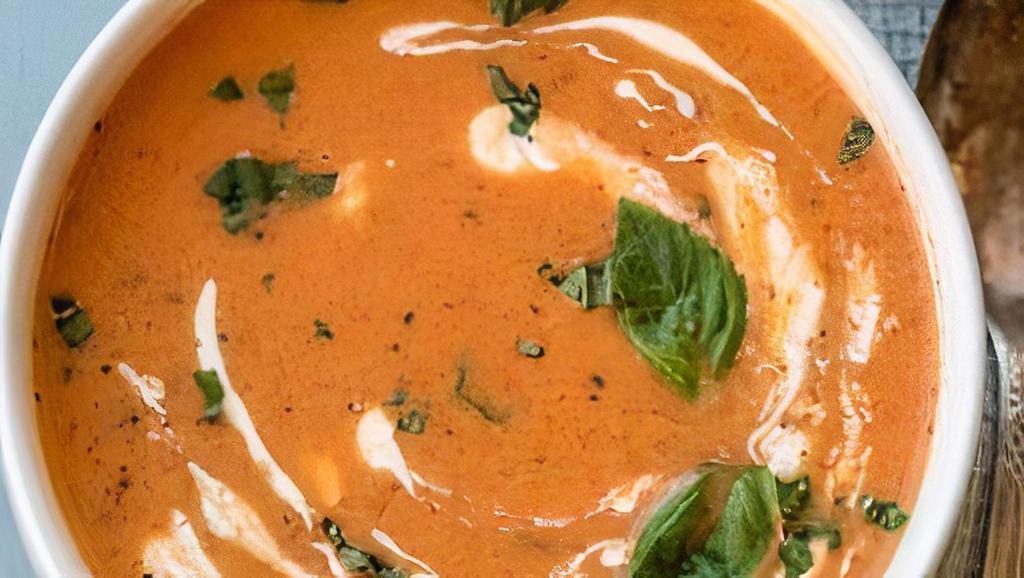 Creamy Tomato Basil · A delicious blend of tomatoes and basil.
