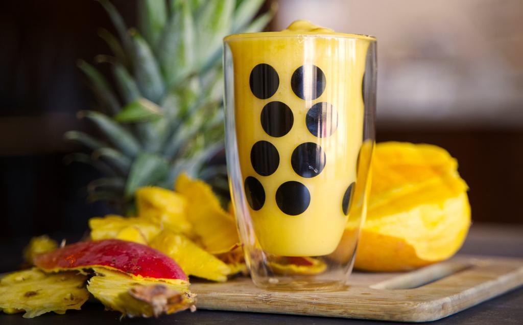 Tropical Twist · Mango, pineapple and orange juice.