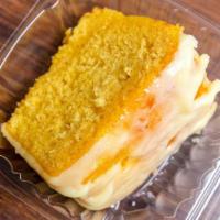 Lemon Cake With Buttercream Icing · 2 layer sweet lemon-flavored moist cake covered with Mrs. Yong's breathtaking buttercream ic...